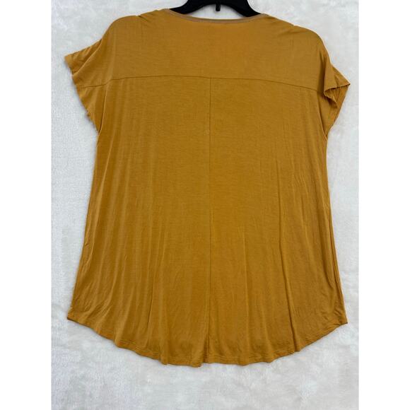 NWT Matilda Jane Gold Flowy Top L Bohemian Beachy - Picture 2 of 7